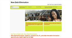 Desktop Screenshot of newdebtelimination.com